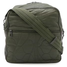 Borsa a Spalla in Pelle Bottega Veneta Verde Khaki Verde