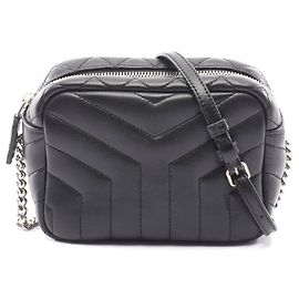 Bolsa Bowling Loulou Mini Yves Saint Laurent Preto