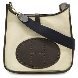 Hermès Bolsa de ombro Hermes Evelyne GM em couro Marrom