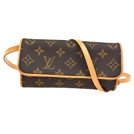 Louis Vuitton Twin Monogram Canvas PM Braun