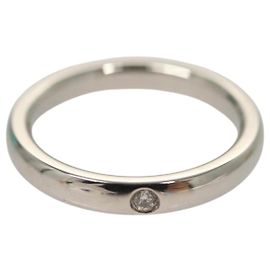 Tiffany & Co. Elsa Peretti Ring Platin 3mm Silber