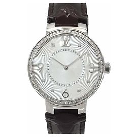 Relógio Louis Vuitton Tambour Diamond Bezel Q13ML para mulher Outro