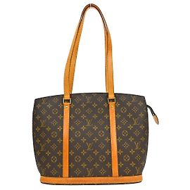 Bolsa Louis Vuitton Babylone em Canvas Monogram Marrom