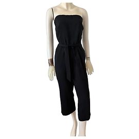 DKNY Combinaison bustier noire ceinturée Noir