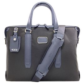 TUMI JARBIS 2-Way Business Bag Black Navy blue