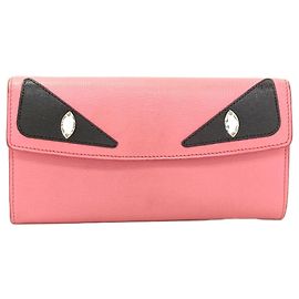 Long portefeuille Fendi Bugs Monster Rose