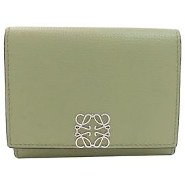 Cartera Trifold Loewe Anagram Verde