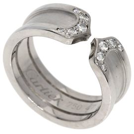 Cartier C2 Ring SM Diamond in 18K White Gold Other