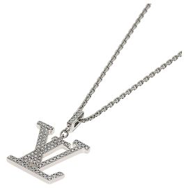 Louis Vuitton Diamond Pendant Necklace in 18K White Gold Other
