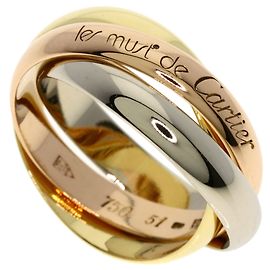 Anello Trinity Cartier Oro Rosa Bianco e Giallo 18K Altro