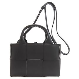 Bolsa de ombro 2-Way Bottega Veneta Candy Arco Preto