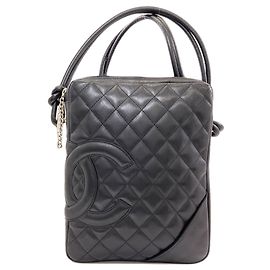 Bolsa de ombro Chanel Cambon Line Preto