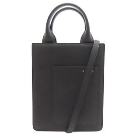 Borsa 2-Way Valextra Boxy Nero