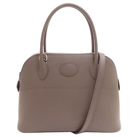 Hermès Hermes Bolide 27 Handtasche in Etain Grau