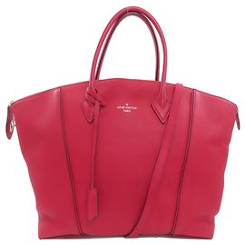 Bolso Tote Louis Vuitton Lockit MM Parnasséa Roja