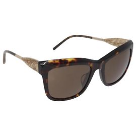 BURBERRY Tortoise Sunglasses plastic Brown Auth BA13227 Brown