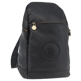 Borsa a Spalla Gianni Versace in Pelle Nera e Oro Auth bs35407 Nero D'oro