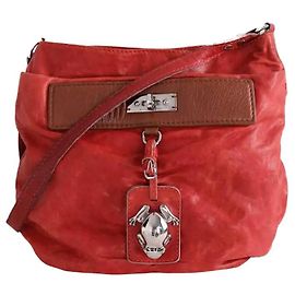 Marc Jacobs Red Leather Shoulder Bag Red