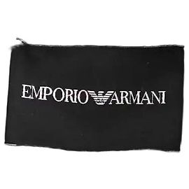 Emporio Armani Black coat Black
