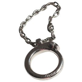 Cartier Panthère Silver-Tone Metal Keychain Silvery