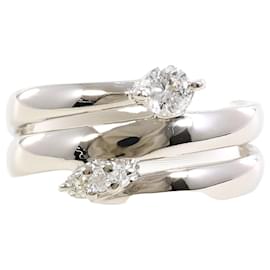 Autre Marque Platin-Diamant-Ring Andere
