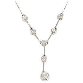 Autre Marque Colar de platina e diamantes Outro