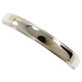 Autre Marque PT950 Platinring mit blauem Diamanten Blau Andere