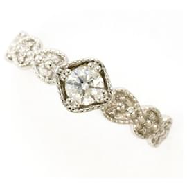 Autre Marque Platinring mit Diamant Andere