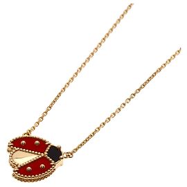 Colar Lucky Spring Open Wing Ladybug da Van Cleef & Arpels em ouro rosa 18K Outro