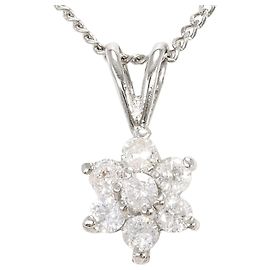 Autre Marque Colar de platina PT850 com diamante Outro