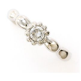 Autre Marque PT900 Platinring mit Diamant Andere