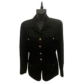 Chanel Black Saharienne with Golden CC Buttons Other