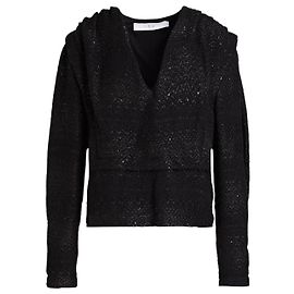 Top IRO Paris Hateya Noir à Sequins Noir