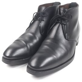 Autre Marque Carmina Leather Chukka Boots Black