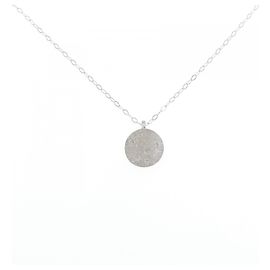 Autre Marque Colar de ouro branco e diamantes Au750 Prata
