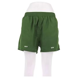 Off White short de bain vert Vert
