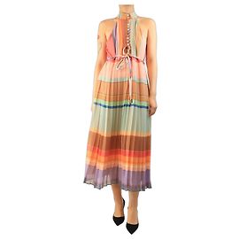 Zimmermann Vestido multi plisado - talla UK 14 Multicolor