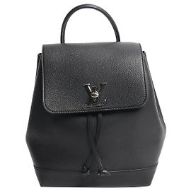Louis Vuitton Black 2016 Lockme backpack Black