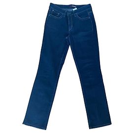Autre Marque Cambio Vaqueros Azul Oscuro Corte Recto Azul