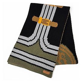 Hermès Echarpe de cashmere Hermes Grande Tenue Marrom Preto Caqui