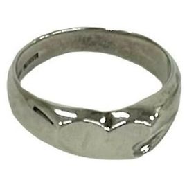 Tiffany & Co. Sterling Silver 925 Band Ring Silvery