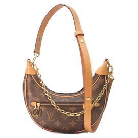 Bolso de Hombro Louis Vuitton Monogram Loop Castaño