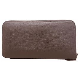 Hermès Hermes Azap Long Wallet Brown
