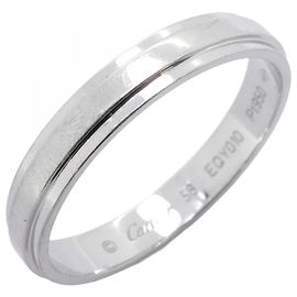 Cartier Damour Men's Band Ring in Platinum Other