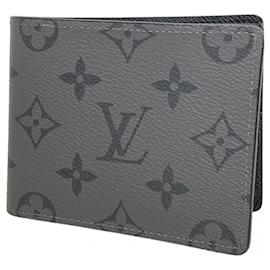 Carteira Slender Louis Vuitton Monogram Eclipse Reverse Marrom