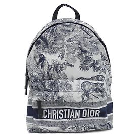 Rucksack Christian Dior TOILE DE JOUY M6108SNTJ Weiß Blau