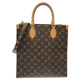 Bolsa Louis Vuitton Monogram Sac Plat PM Marrom