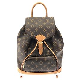 Louis Vuitton Monogram Montsouris PM Backpack Brown