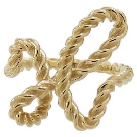 Hermès Hermes Code H Scarf Muffler Ring Golden