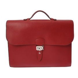 Hermès HERMES Sac à Dépêches 38 Business Bag Red